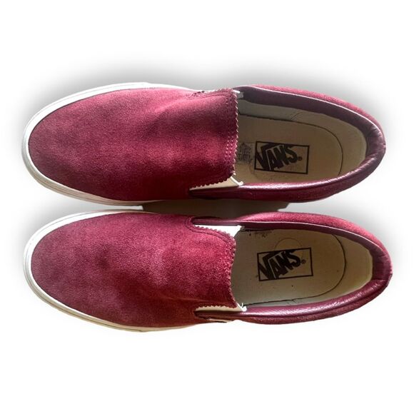 Vans Classic “Pinked” Suede Slip On Men’s 8/Women’s 9.5 main image 6